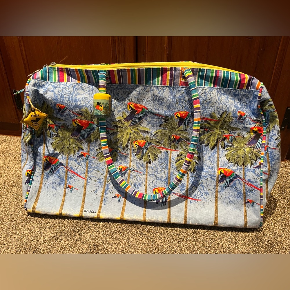 Caribbean soul beach bag